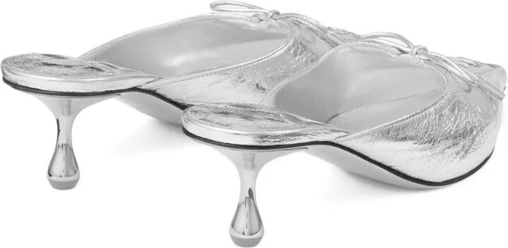 Jimmy Choo Scarlett 50 Leather Mules - Image 4