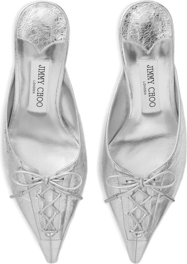 Jimmy Choo Scarlett 50 Leather Mules - Image 2