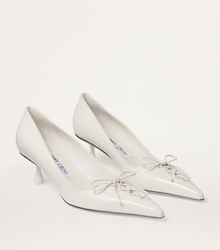Jimmy Choo Scarlett 50 Leather Pumps - Image 2
