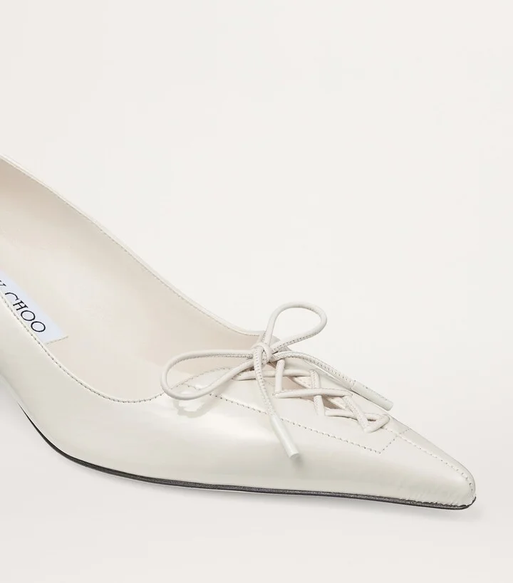 Jimmy Choo Scarlett 50 Leather Pumps - Image 3