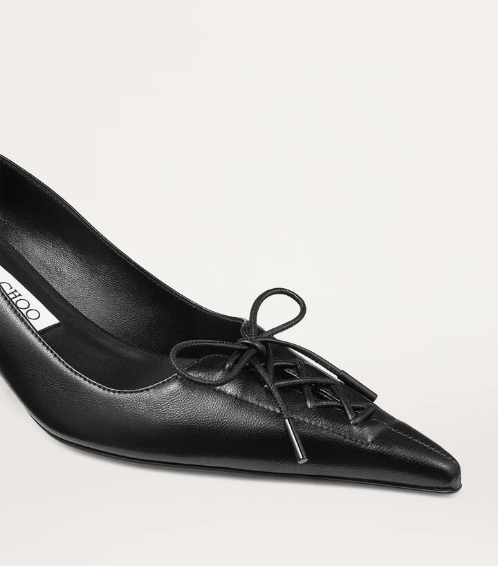 Jimmy Choo Scarlett 50 Leather Pumps - Image 3