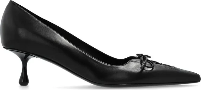 Jimmy Choo Scarlett 50 Pointed-Toe Lace-Up Pumps