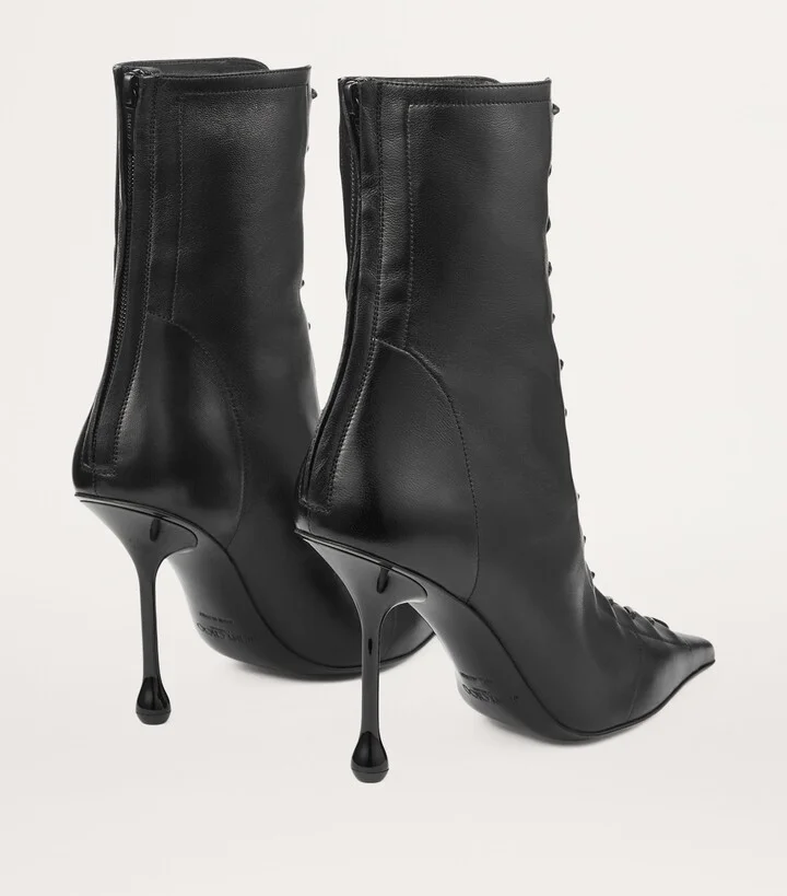 Jimmy Choo Scarlett 95 Leather Boots - Image 4