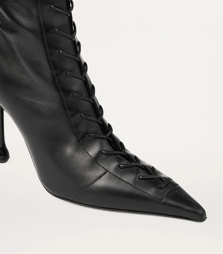 Jimmy Choo Scarlett 95 Leather Boots - Image 5
