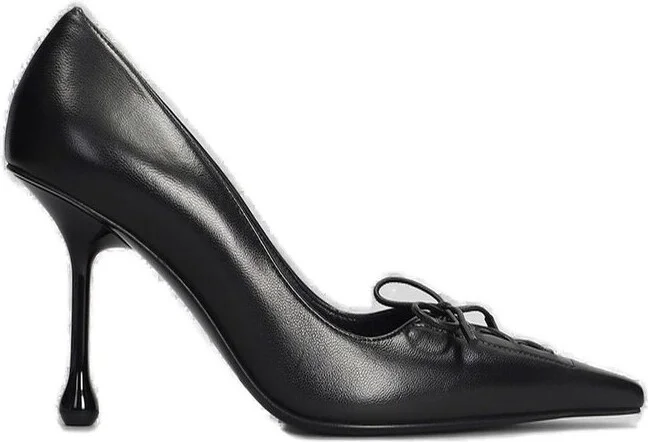 Jimmy Choo Scarlett Lace-Up Pointed-Toe Heeled Pumps