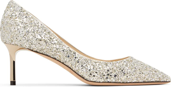 Jimmy Choo Silver Romy 60 Heels