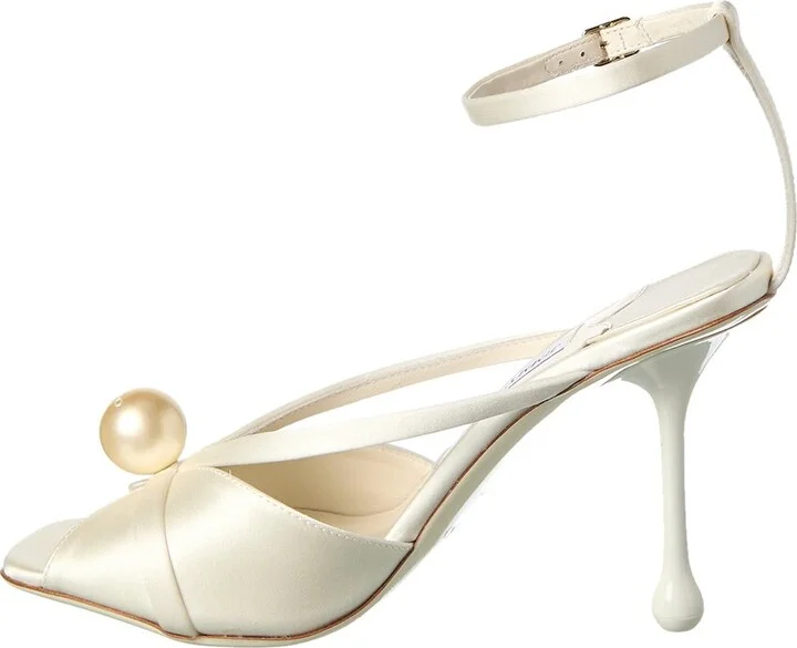 Jimmy Choo Siva 95 Satin Sandal - Image 2