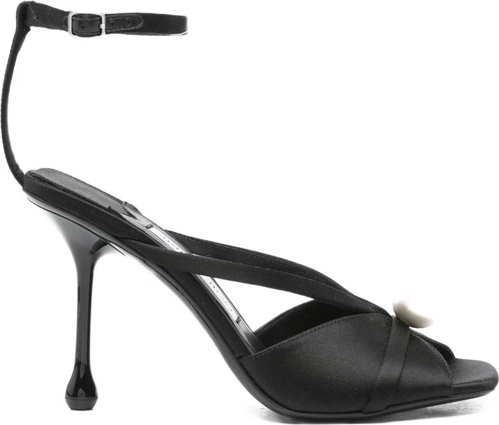 Jimmy Choo Siva 95 Satin Sandals