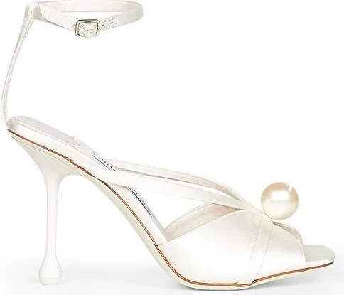Jimmy Choo Siva Slingback Satin Sandals