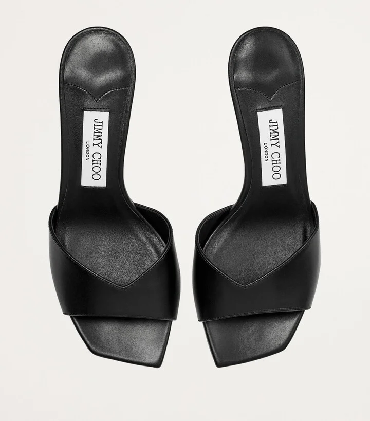 Jimmy Choo Skye 70 Leather Mules - Image 3