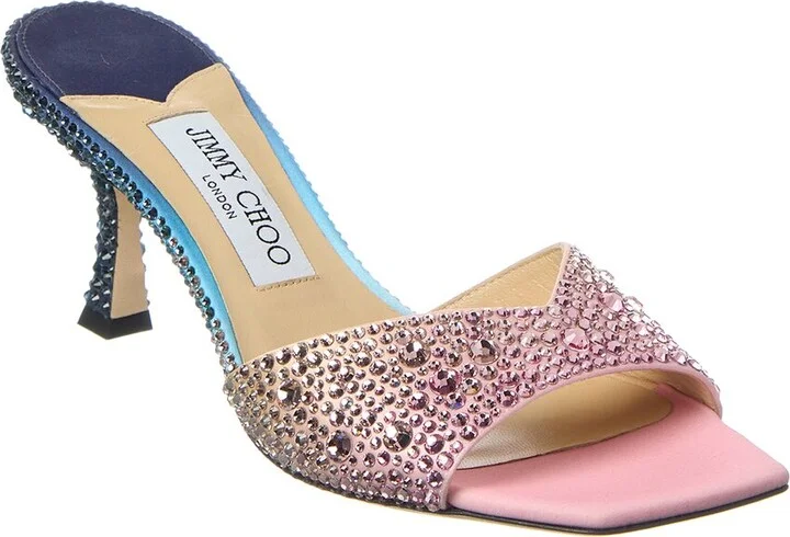 Jimmy Choo Skye 70 Satin Sandal