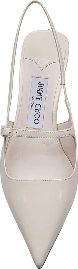 Jimmy Choo Slingback In Shiny Leather - Image 2