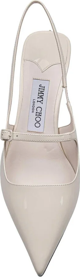 Jimmy Choo Slingback In Shiny Leather - Image 3