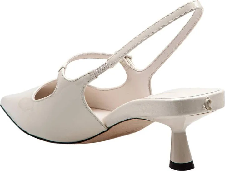 Jimmy Choo Slingback In Shiny Leather - Image 4