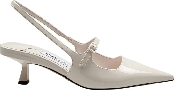 Jimmy Choo Slingback In Shiny Leather