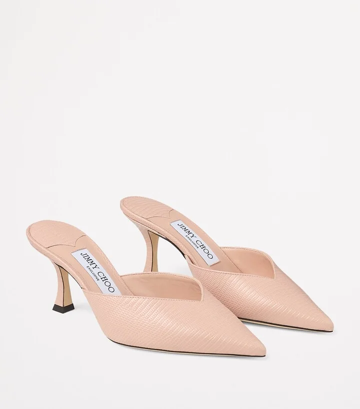 Jimmy Choo Solar 70 Leather Mules - Image 4
