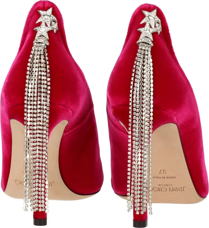 Jimmy Choo Spruce 95 Velvet Heel - Image 2