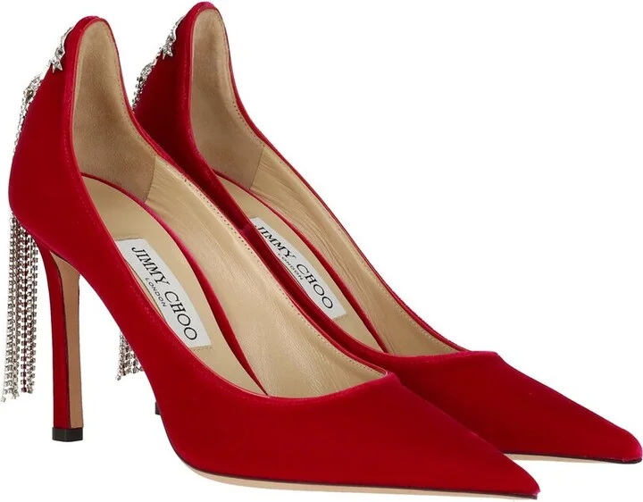Jimmy Choo Spruce 95 Velvet Heel