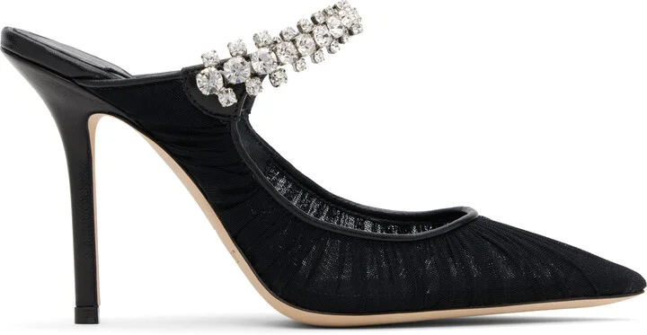 Jimmy Choo SSENSE Exclusive Black Bing 100 Mules