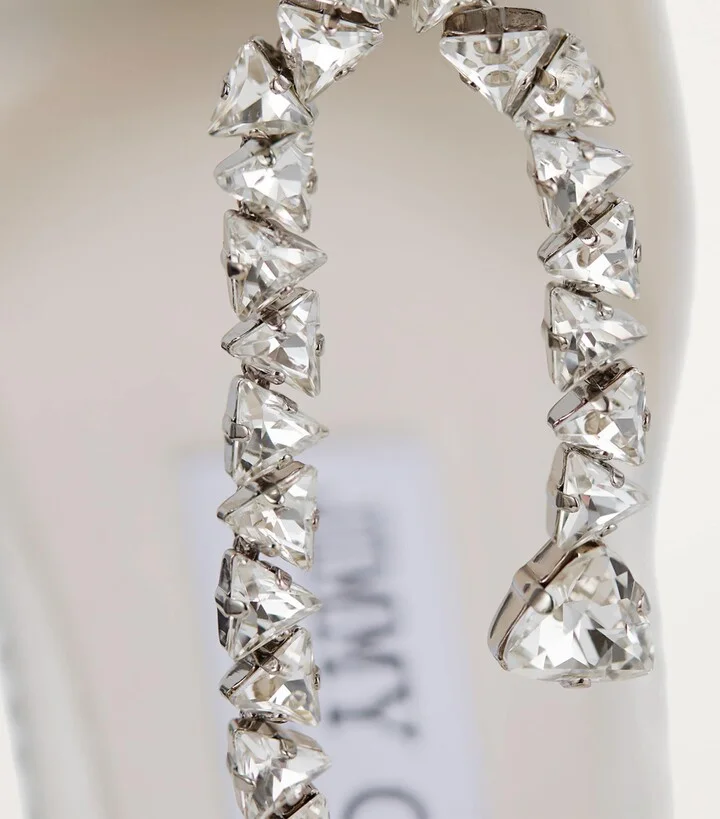 Jimmy Choo Stevie 100 Embellished Pumps - Image 3