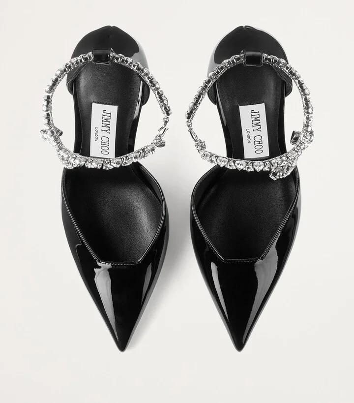 Jimmy Choo Stevie 100 Patent Leather Pumps - Image 3