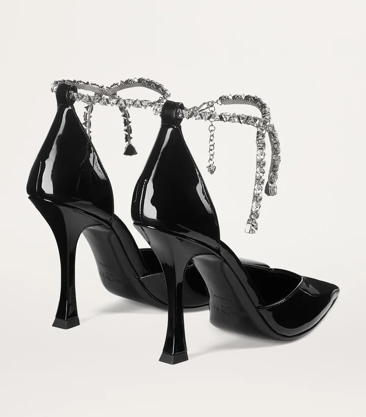 Jimmy Choo Stevie 100 Patent Leather Pumps - Image 4