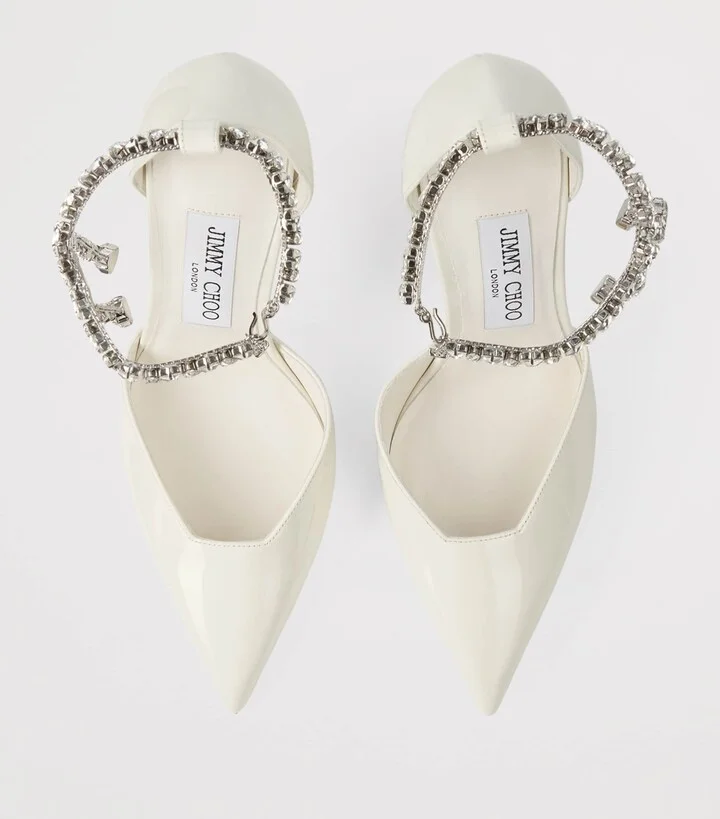 Jimmy Choo Stevie 100 Patent Leather Pumps - Image 2