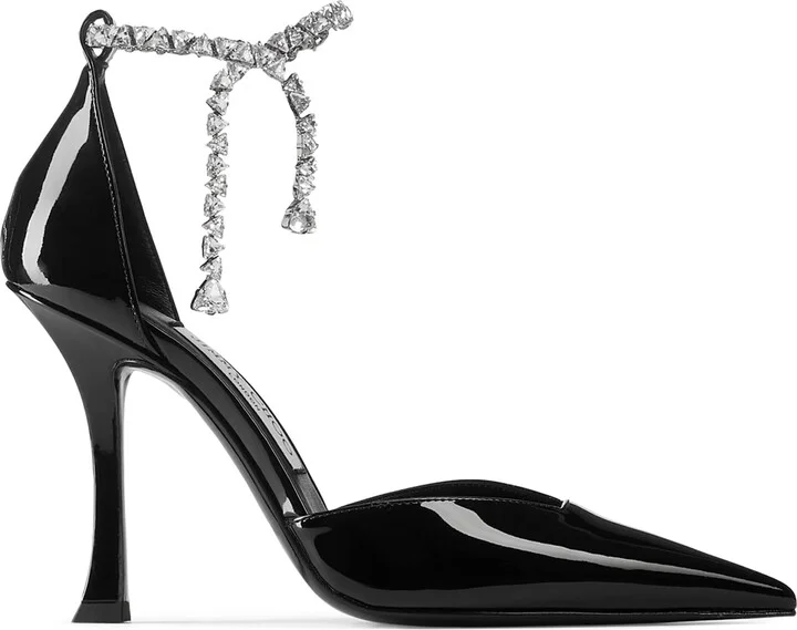 Jimmy Choo Stevie 100 Patent Leather Pumps
