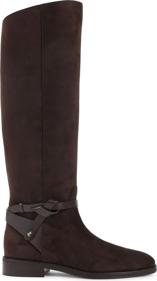 Jimmy Choo Strapped Knee Boots