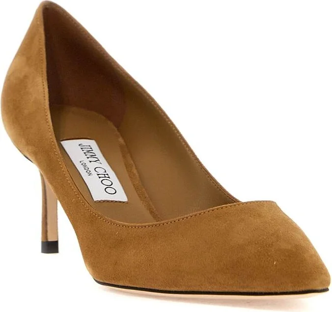 JIMMY CHOO suede romy 60 pumps - Image 4