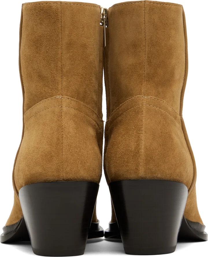 Jimmy Choo Tan Cece Ankle 60 Boots - Image 2