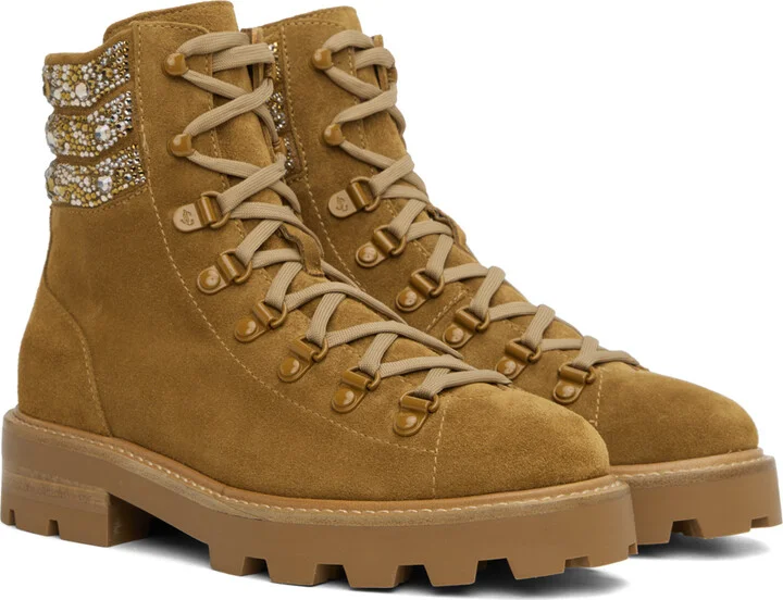 Jimmy Choo Tan Esche 65 Ankle Boots - Image 4