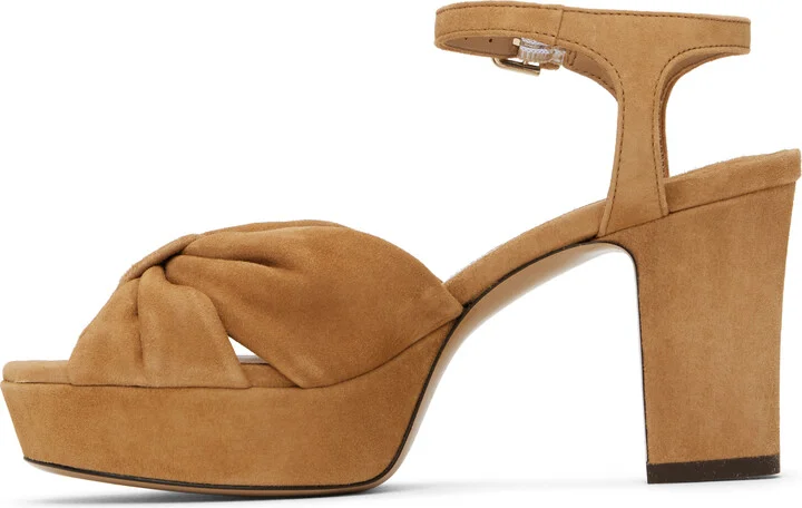 Jimmy Choo Tan Heloise 80 Heeled Sandals - Image 3