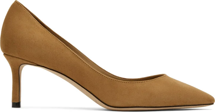 Jimmy Choo Tan Romy 60 Heels