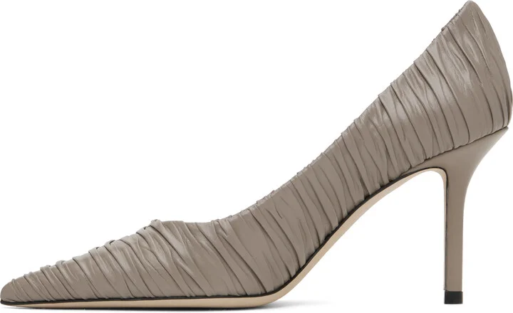 Jimmy Choo Taupe Love 85 Heels - Image 3