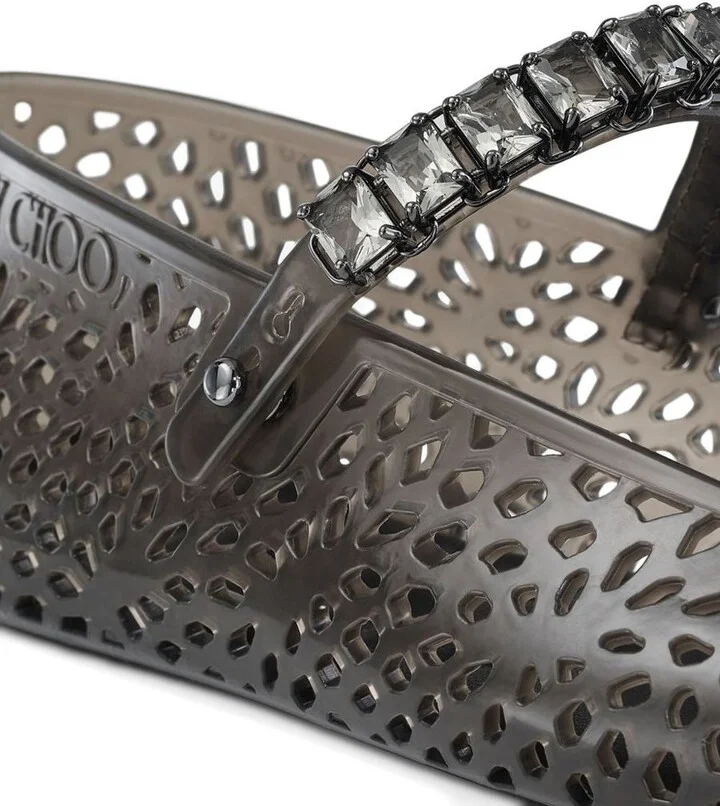 Jimmy Choo The Jelly Crystal Ballet Flats - Image 5