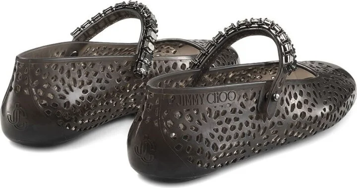 Jimmy Choo The Jelly Crystal Ballet Flats - Image 2