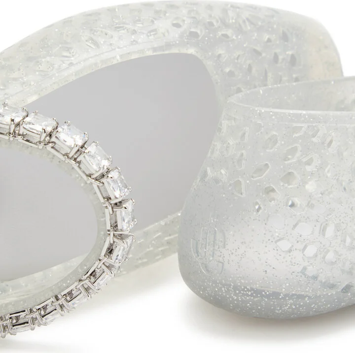 Jimmy Choo The Jelly Crystal-embellished Ballet Flats - Image 4