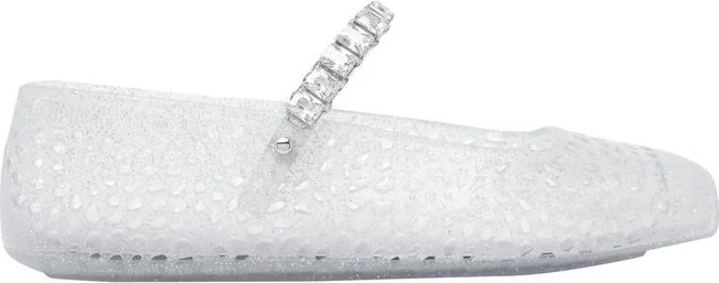 Jimmy Choo The Jelly Embellished Ballerina Flats