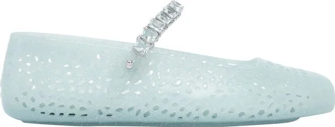 Jimmy Choo The Jelly Embellished Ballerina Flats