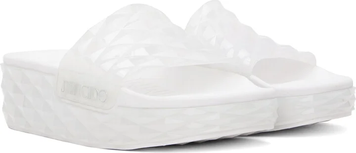 Jimmy Choo Transparent Diamond Slides - Image 4