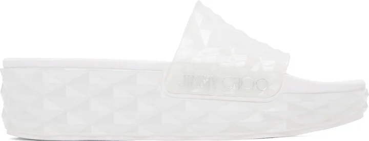 Jimmy Choo Transparent Diamond Slides