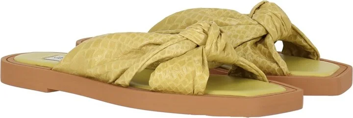 Jimmy Choo Tropica Leather Flat Sandal