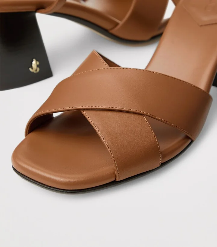 Jimmy Choo Valla 65 Leather Sandals - Image 2