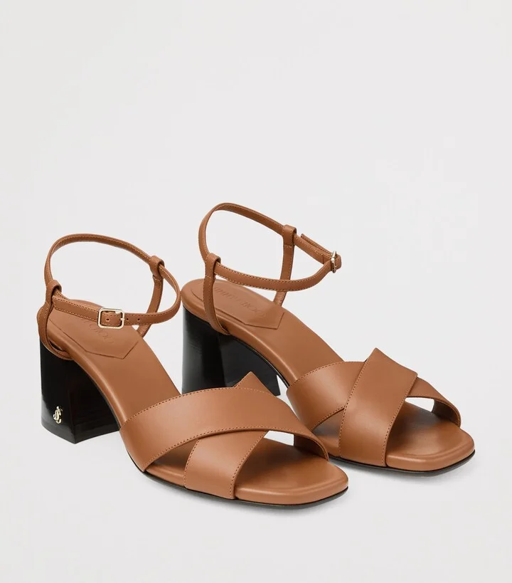 Jimmy Choo Valla 65 Leather Sandals - Image 5