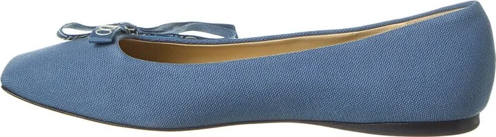 Jimmy Choo Veda Linen Ballerina Flat - Image 2