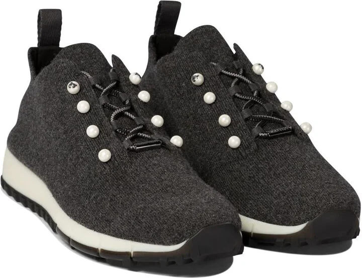 Jimmy Choo "Veles" Cashmere Sneakers - Image 2
