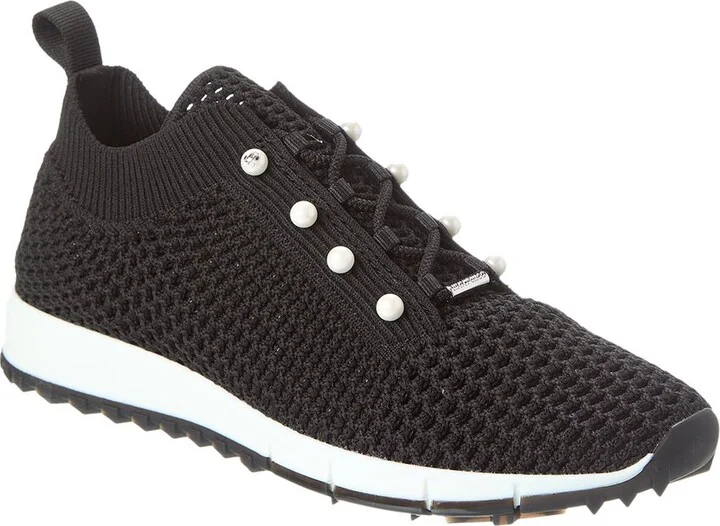 Jimmy Choo Veles Crochet Knit Sneaker