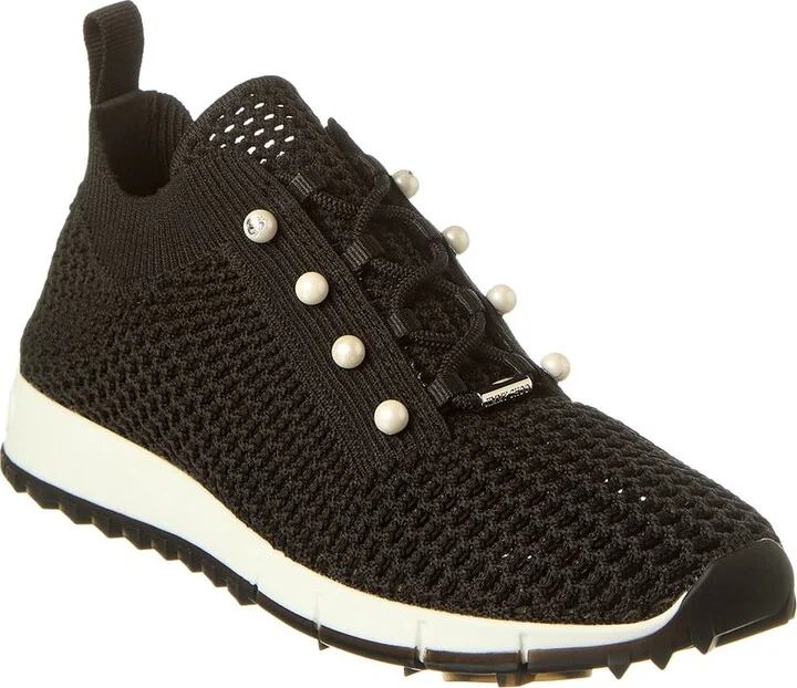 Jimmy Choo Veles Crochet Knit Sneaker