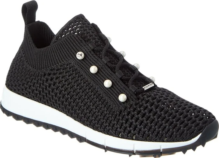 Jimmy Choo Veles Crochet Knit Sneaker